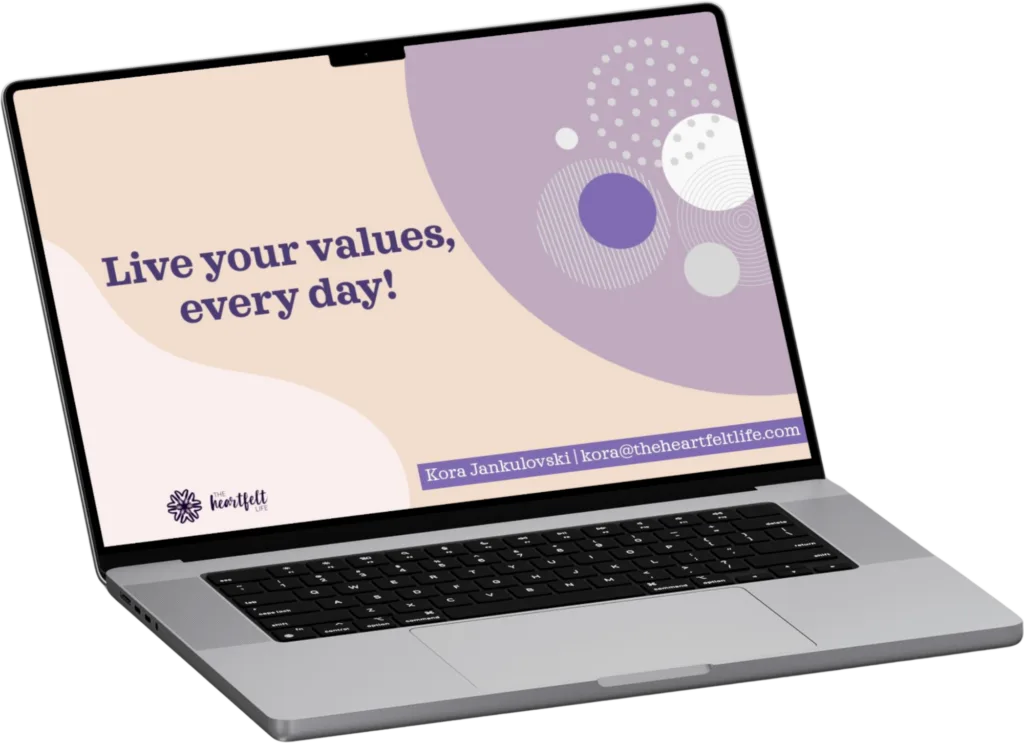 Mockup Laptop Values Masterclass